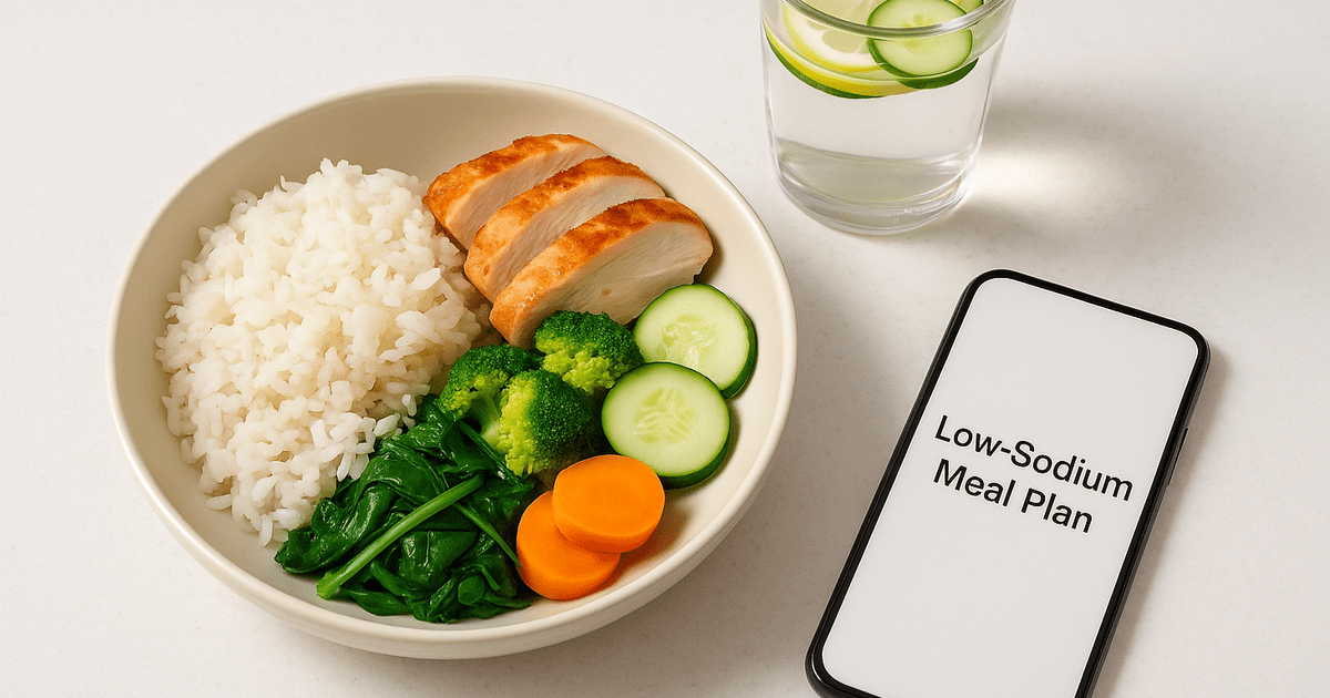 Meal plan rendah garam hipertensi