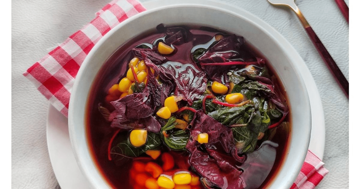 Resep Sayur Bayam Merah Bening